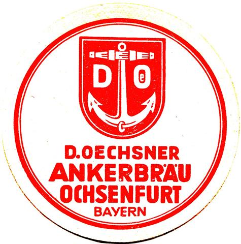 ochsenfurt wü-by oechsner rund 1-2a (215-d oechsner ankerbräu-rot) 
